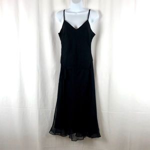 Possibility sheer Silk overlay midi dress M